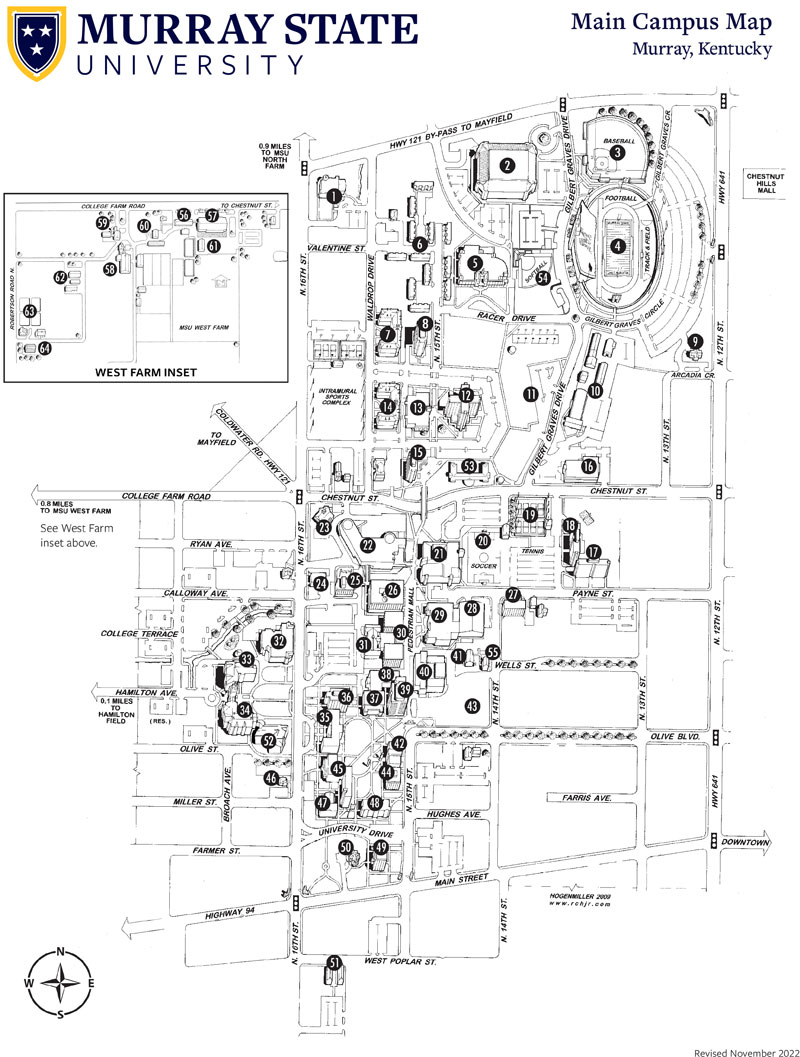 Map of °ϲʹ campus